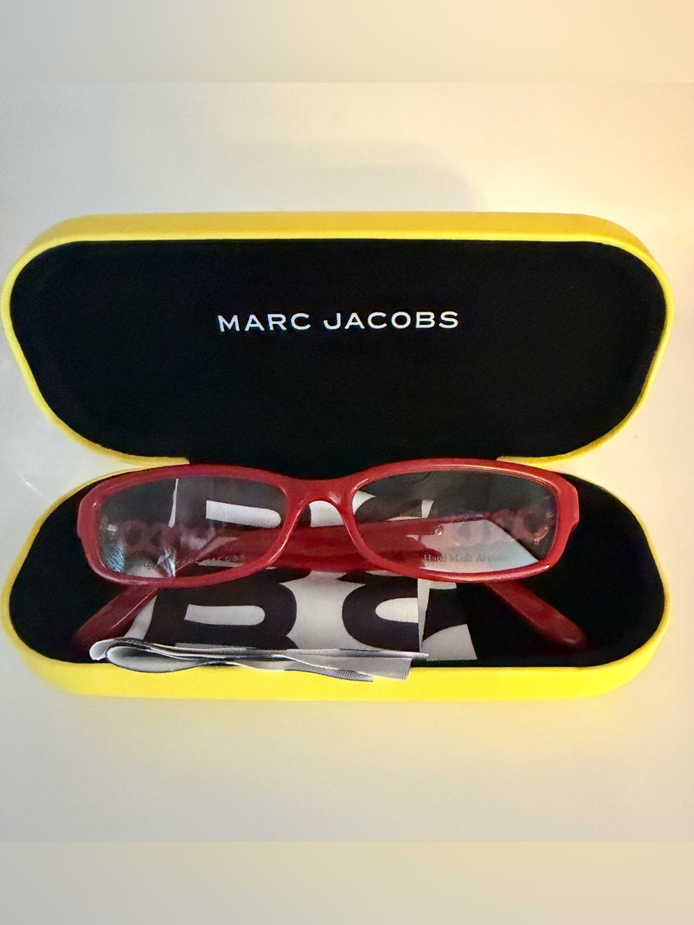 Marc Jacobs Designer Glasses with Case and Cleaning Cloth